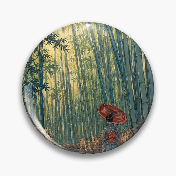 Item preview, Arashiyama Light - Vintage Japanese Landscape Ukiyo-e Woodblock  designed and sold by bapupa.