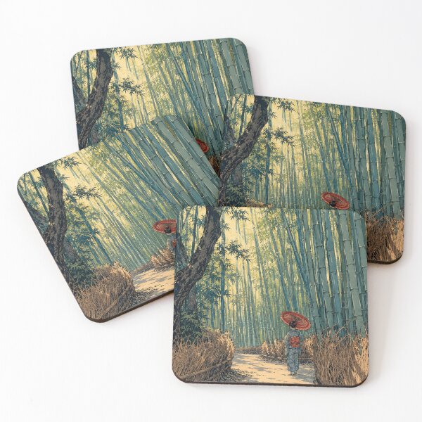Item preview, Arashiyama Light - Vintage Japanese Landscape Ukiyo-e Woodblock  designed and sold by bapupa.