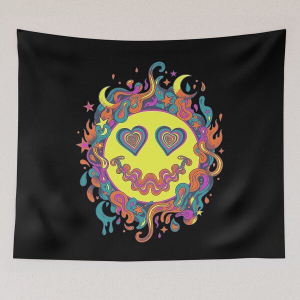 Item preview, Trippy Festival Hippie Mushroom Tie Dye Rave designed and sold by LuminOrb.