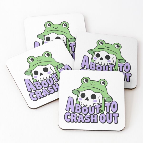 Item preview, About To Crash Out Angry Skeleton Pastel Goth Sticker designed and sold by Lestari Studio.