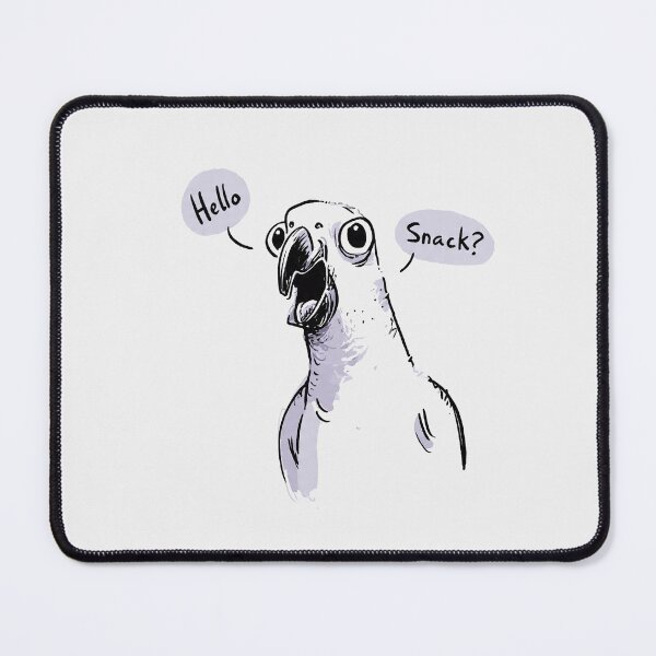 Item preview, Funny Parrot Says Hello Snack Bird Lover Gift designed and sold by PixelQ.