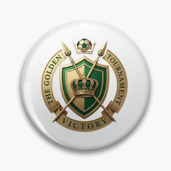 Item preview,  Golden Tournament Football Crest - Elegance and Victory Emblem designed and sold by M.Store.