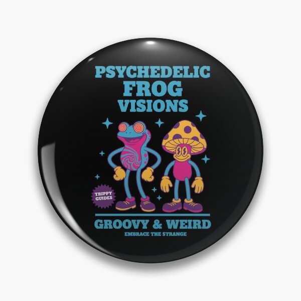 Item preview, Trippy goa Trance Frog Visions Groovy Weird designed and sold by LuminOrb.