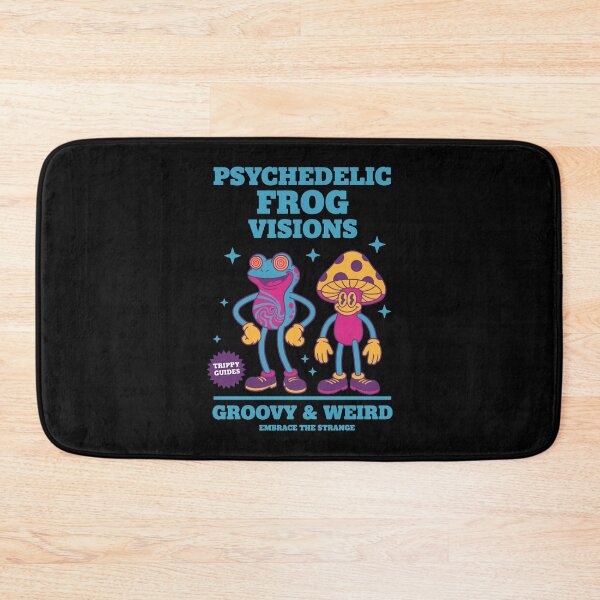Item preview, Goa psicodélico Trance Frog Visions Groovy Weird designed and sold by LuminOrb.
