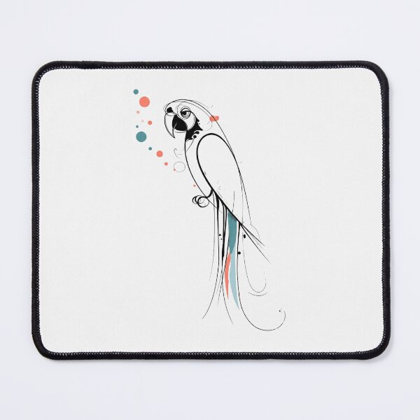 Item preview, Minimalist Parrot Art Eccentric Name Pride designed and sold by PixelQ.