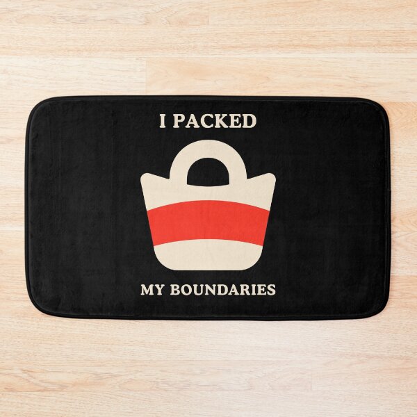 Item preview, I Packed My Boundaries Tote Bag designed and sold by Lyfeinsights.