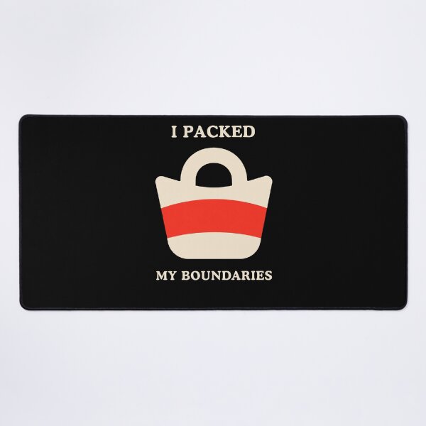 Item preview, I Packed My Boundaries Tote Bag designed and sold by Lyfeinsights.