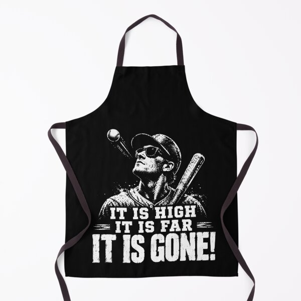 Item preview, It Is High It Is Far It Is Gone – Vintage Baseball Quote Design designed and sold by PosiMCreations.