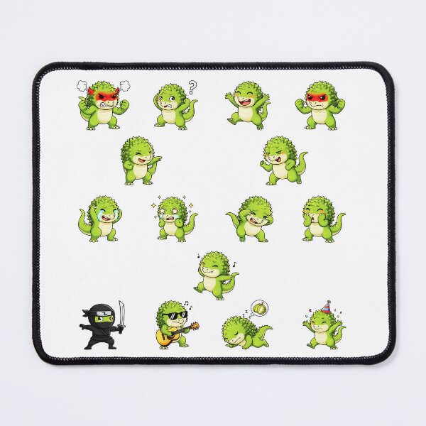 Item preview, Cute Ankylosaurus Dinosaur Sticker Pack Emojis designed and sold by RamyGallery.