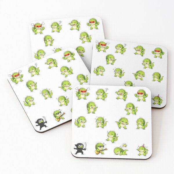 Item preview, Cute Ankylosaurus Dinosaur Sticker Pack Emojis designed and sold by RamyGallery.