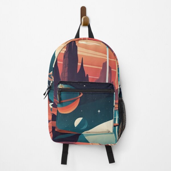 Item preview, Retro-Futuristic Rocket Launch | Vintage Sci-Fi Adventure designed and sold by Sunday Social Club.