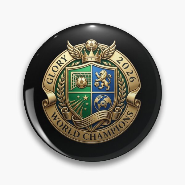 Item preview, Glory World Champions Soccer Crest - Heraldic Football Emblem designed and sold by M.Store.