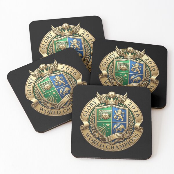 Item preview, Glory World Champions Soccer Crest - Heraldic Football Emblem designed and sold by M.Store.