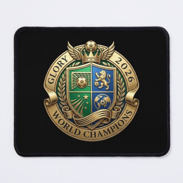 Item preview, Glory World Champions Soccer Crest - Heraldic Football Emblem designed and sold by M.Store.