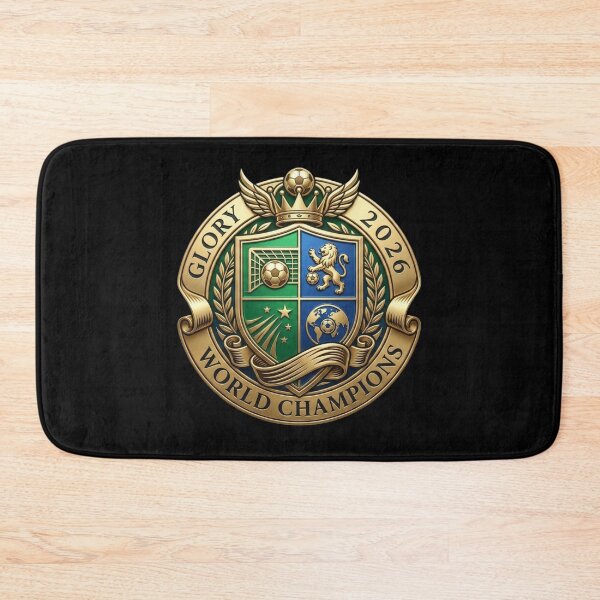Item preview, Glory World Champions Soccer Crest - Heraldic Football Emblem designed and sold by M.Store.
