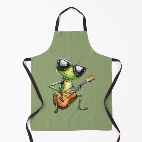 Item preview, Cool Grasshopper Guitar Player designed and sold by dharanna.