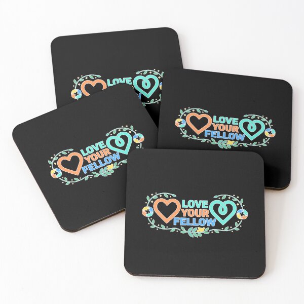 Item preview, Love Your Fellow Neighbor Biblical Kindness Heart Art designed and sold by crouchingpixel.