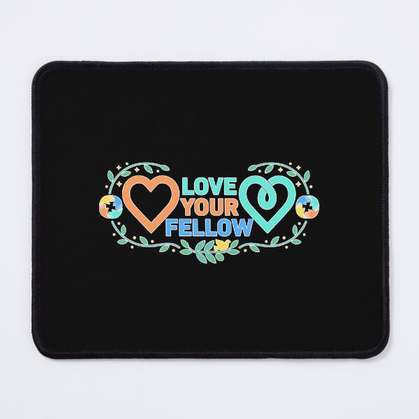Item preview, Love Your Fellow Neighbor Biblical Kindness Heart Art designed and sold by crouchingpixel.