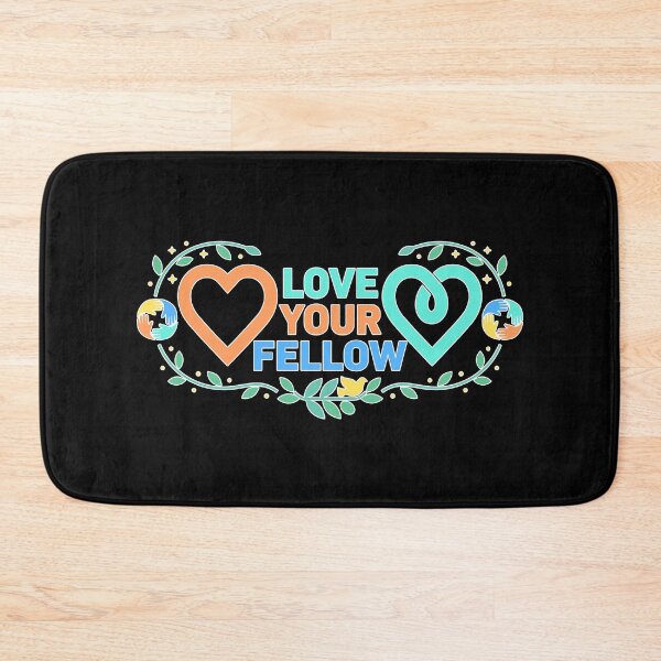 Item preview, Love Your Fellow Neighbor Biblical Kindness Heart Art designed and sold by crouchingpixel.