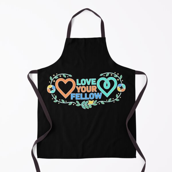 Item preview, Love Your Fellow Neighbor Biblical Kindness Heart Art designed and sold by crouchingpixel.