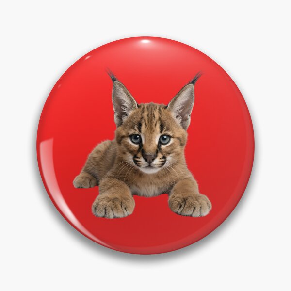 Item preview, Realistic Baby Caracal Lynx Kitten designed and sold by Utopian-Magic.