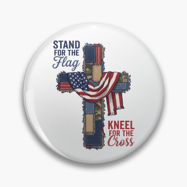Item preview,  Stand For The Flag I Kneel For The Cross designed and sold by eve-08.