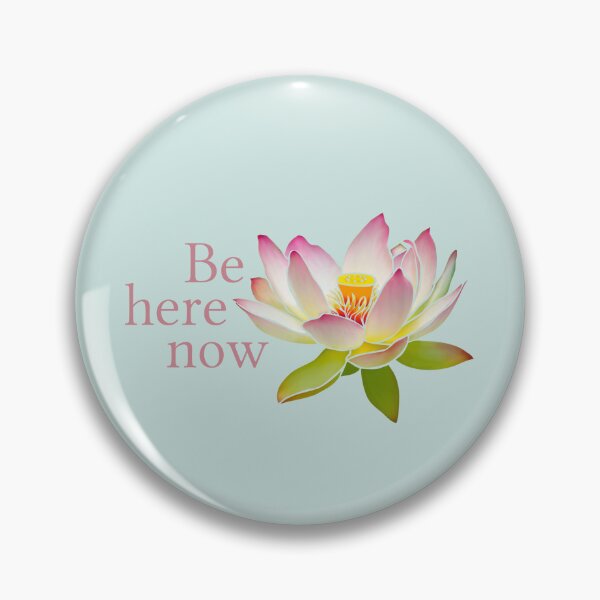 Item preview, Be Here Now Lotus designed and sold by leeleeandthebee.