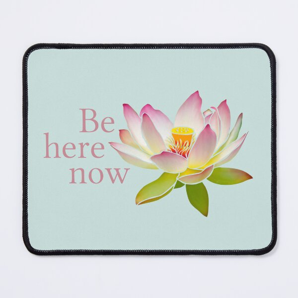 Item preview, Be Here Now Lotus designed and sold by leeleeandthebee.