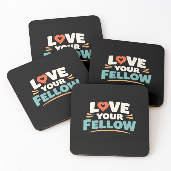 Item preview, Love Your Fellow Kindness Quote Heart Bold Art designed and sold by crouchingpixel.