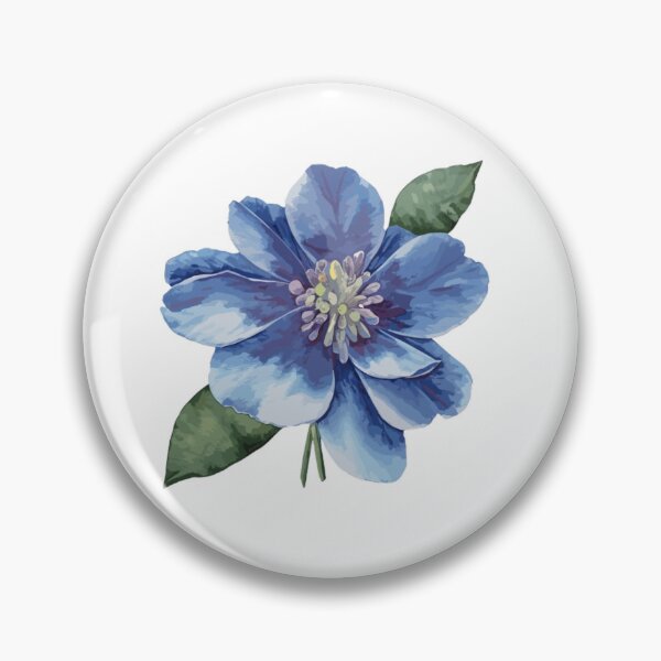 Item preview, Blue flower designed and sold by gouriiva.