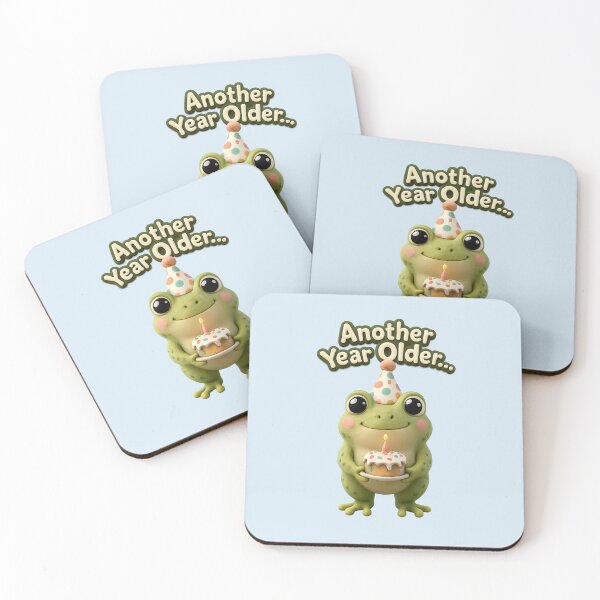 Item preview, Cute Frog Birthday Meme | Kawaii 3D Happy Birthday Animal Art designed and sold by Moons Studio.