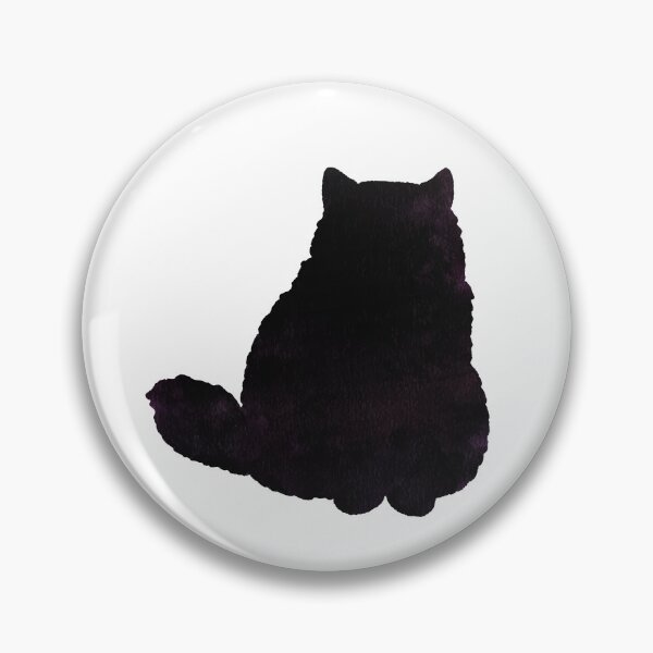 Item preview, Watercolor long haired cat silhouette designed and sold by You Store.