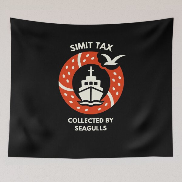 Item preview, Simit Tax Collected By Seagulls Istanbul designed and sold by Lyfeinsights.