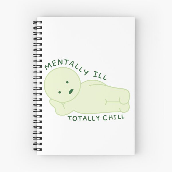 Item preview, Mentally Ill And Chill Smiski designed and sold by xoxo, marie.