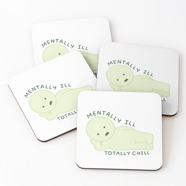 Item preview, Mentally Ill And Chill Smiski designed and sold by xoxo, marie.