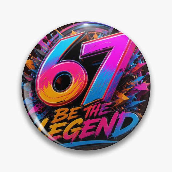 Item preview, Be The Legend Number 67 Esports Neon Splash Art designed and sold by AgnesB77.