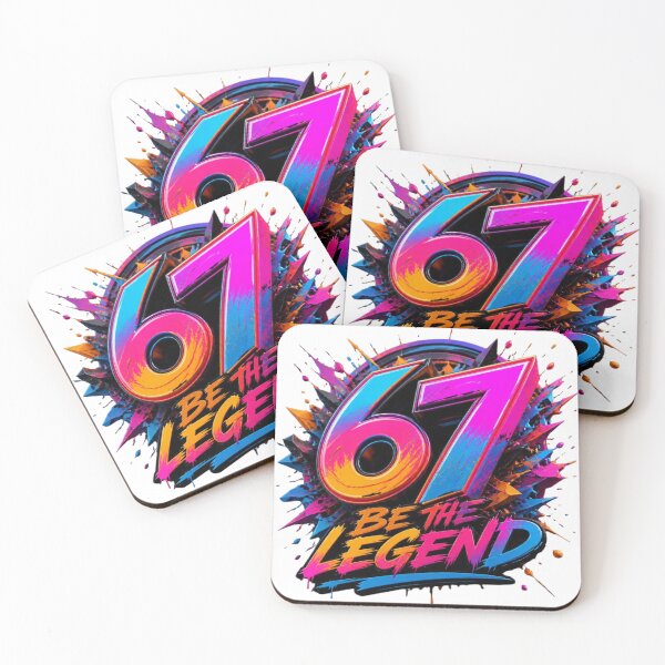 Item preview, Be The Legend Number 67 Esports Neon Splash Art designed and sold by AgnesB77.