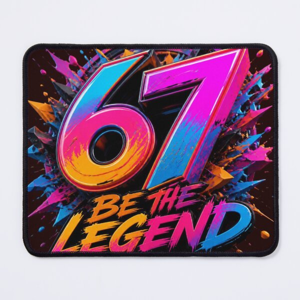 Item preview, Be The Legend Number 67 Esports Neon Splash Art designed and sold by AgnesB77.