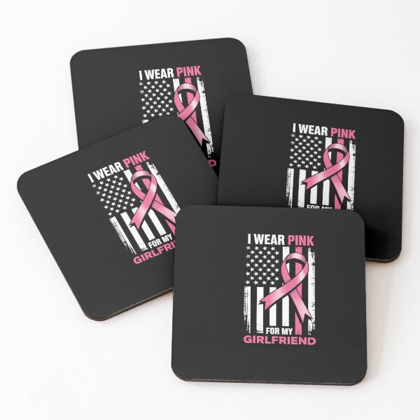 Item preview, I Wear Pink For My Girlfriend Pink Breast Cancer Awareness designed and sold by SapfireStuArt.