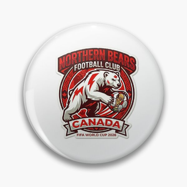Item preview, Canada Soccer Polar Bear World Cup 2026 Sticker designed and sold by topprinting.