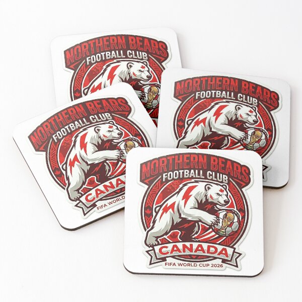 Item preview, Canada Soccer Polar Bear World Cup 2026 Sticker designed and sold by topprinting.