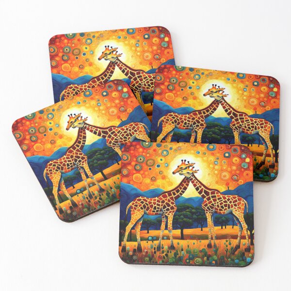 Item preview, Giraffes in love designed and sold by George Hutton Hunter.