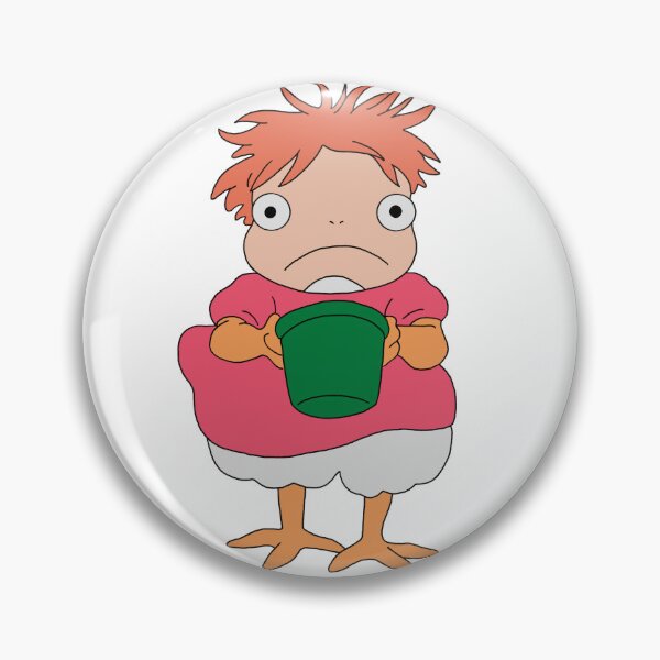 Item preview, Ponyo Fish Transform Cute Solo Illustration designed and sold by Iska-Designs.
