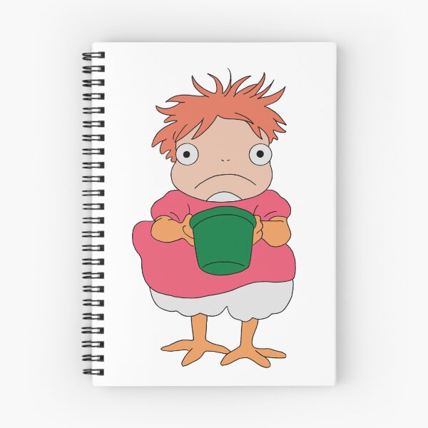 Item preview, Ponyo Fish Transform Cute Solo Illustration designed and sold by Iska-Designs.