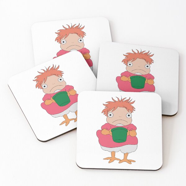 Item preview, Ponyo Fish Transform Cute Solo Illustration designed and sold by Iska-Designs.