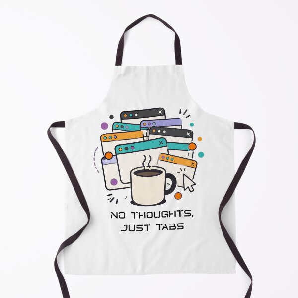 Item preview, No Thoughts Just Tabs | Tech Humor designed and sold by YNAMREG.