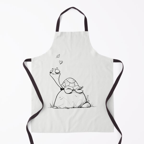Item preview, Cute Whimsical Turtle Line Art Sticker designed and sold by PixelQ.