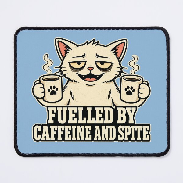 Item preview, Funny Teacher Coffee Cat Sarcastic Caffeine Humor Gift designed and sold by Gentlestate.