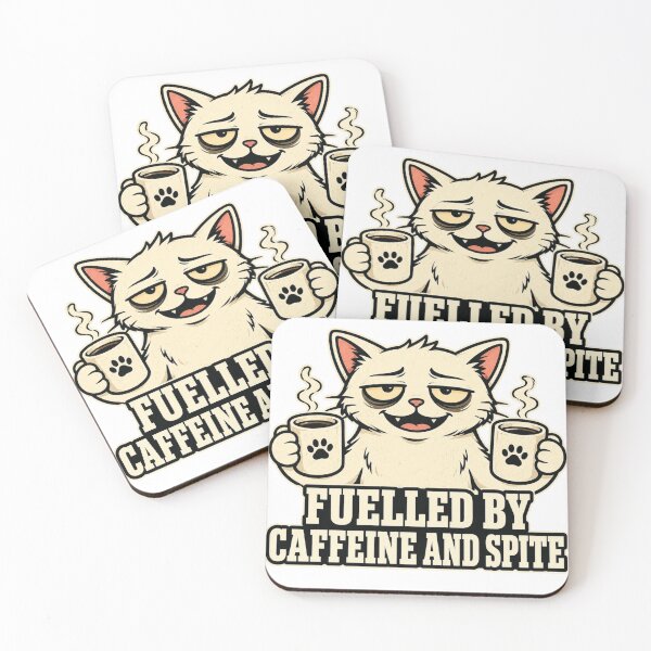 Item preview, Funny Teacher Coffee Cat Sarcastic Caffeine Humor Gift designed and sold by Gentlestate.