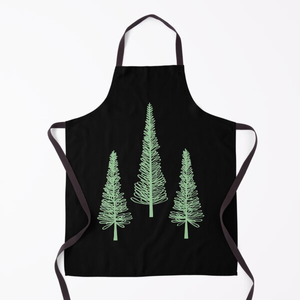 Item preview, Three Pine Trees Light Green designed and sold by Pinkdeer Designs.